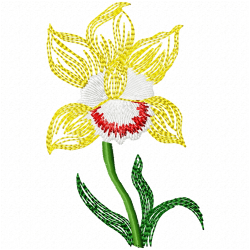 Flowers Embroidery Design 6 Flowers Embroidery Design 6